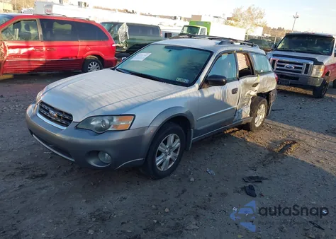 2005 Subaru Outback 2.5I из США, поврежденный, VIN 4S4BP61CX57383374